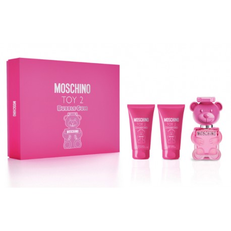 Moschino Toy 2 Bubble Gum набор для женщин (50 мл. EDT + 50 мл. лосьон для тела + 50 мл. Гель для душа)